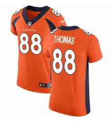 Men's Nike Denver Broncos #88 Demaryius Thomas Orange Team Color Vapor Untouchable Elite Player NFL Jersey