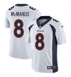 Youth Nike Denver Broncos #8 Brandon McManus Elite White NFL Jersey