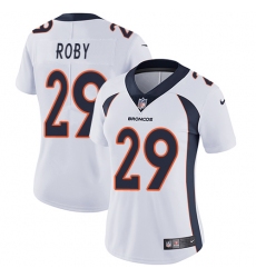 Women's Nike Denver Broncos #29 Bradley Roby Elite White NFL Jersey