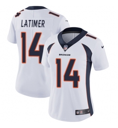 Women's Nike Denver Broncos #14 Cody Latimer Elite White NFL Jersey