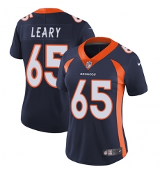 Women's Nike Denver Broncos #65 Ronald Leary Elite Orange Team Color NFL Jersey
