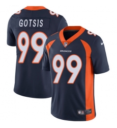 Youth Nike Denver Broncos #99 Adam Gotsis Elite Navy Blue Alternate NFL Jersey