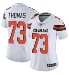 Women's Nike Cleveland Browns #73 Joe Thomas Elite White NFL Jersey