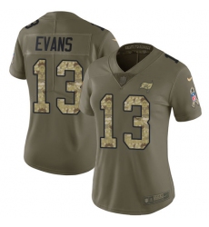 Women's Nike Tampa Bay Buccaneers #13 Mike Evans Limited Olive/Camo 2017 Salute to Service NFL Jersey Women's Nike Tampa Bay Buccaneers #13 Mike Evans Limited Olive/Camo 2017 Salute to Service NFL Jersey