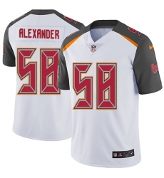 Youth Nike Tampa Bay Buccaneers #58 Kwon Alexander Elite White NFL Jersey
