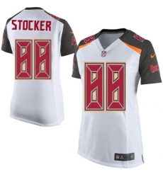 Women's Nike Tampa Bay Buccaneers #88 Luke Stocker Game White NFL Jersey