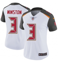 Women's Nike Tampa Bay Buccaneers #3 Jameis Winston Elite White NFL Jersey
