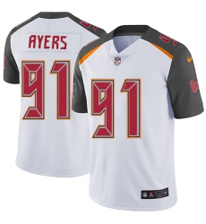 Youth Nike Tampa Bay Buccaneers #91 Robert Ayers Elite White NFL Jersey