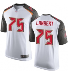 Men's Nike Tampa Bay Buccaneers #75 Davonte Lambert Game White NFL Jersey