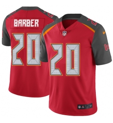 Men's Nike Tampa Bay Buccaneers #20 Ronde Barber Red Team Color Vapor Untouchable Limited Player NFL Jersey