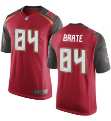 Men's Nike Tampa Bay Buccaneers #84 Cameron Brate Game Red Team Color NFL Jersey