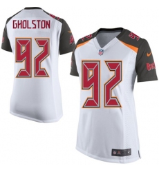 Women's Nike Tampa Bay Buccaneers #92 William Gholston Game White NFL Jersey