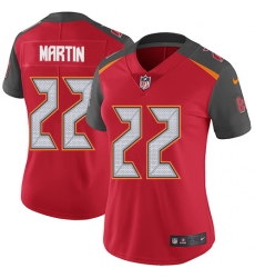 Women's Nike Tampa Bay Buccaneers #22 Doug Martin Elite Red Team Color NFL Jersey