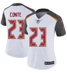 Women's Nike Tampa Bay Buccaneers #23 Chris Conte White Vapor Untouchable Limited Player NFL Jersey
