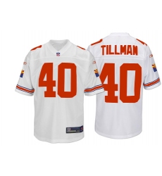 Reebok Arizona Cardinals #40 Pat Tillman White Premier EQT Throwback NFL Jersey