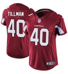 Women's Nike Arizona Cardinals #40 Pat Tillman Elite Red Team Color NFL Jersey