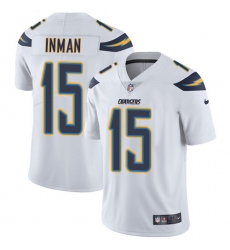 Youth Nike Los Angeles Chargers #15 Dontrelle Inman Elite White NFL Jersey