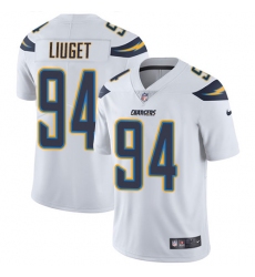 Youth Nike Los Angeles Chargers #94 Corey Liuget Elite White NFL Jersey