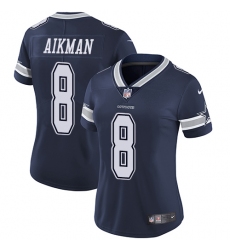 Women's Nike Dallas Cowboys #8 Troy Aikman Elite Navy Blue Team Color NFL Jersey
