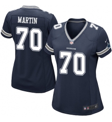 Women's Nike Dallas Cowboys #70 Zack Martin Game Navy Blue Team Color NFL Jersey Women's Nike Dallas Cowboys #70 Zack Martin Game Navy Blue Team Color NFL Jersey
