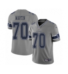 Youth Dallas Cowboys #70 Zack Martin Limited Gray Inverted Legend Football Jersey