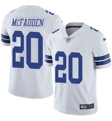 Youth Nike Dallas Cowboys #20 Darren McFadden White Vapor Untouchable Limited Player NFL Jersey