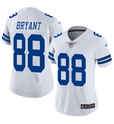 Women's Nike Dallas Cowboys #88 Dez Bryant Elite White NFL Jersey