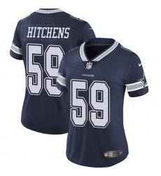 Women's Nike Dallas Cowboys #59 Anthony Hitchens Navy Blue Team Color Vapor Untouchable Limited Player NFL Jersey