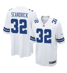 Men's Nike Dallas Cowboys #32 Orlando Scandrick Game White NFL Jersey