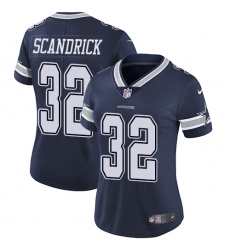 Women's Nike Dallas Cowboys #32 Orlando Scandrick Navy Blue Team Color Vapor Untouchable Limited Player NFL Jersey
