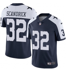 Youth Nike Dallas Cowboys #32 Orlando Scandrick Navy Blue Throwback Alternate Vapor Untouchable Limited Player NFL Jersey