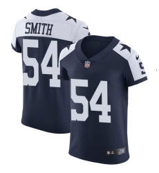 Men's Nike Dallas Cowboys #54 Jaylon Smith Navy Blue Throwback Alternate Vapor Untouchable Elite Player NFL Jersey