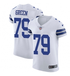 Men's Nike Dallas Cowboys #79 Chaz Green Elite White NFL Jersey