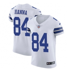 Men's Nike Dallas Cowboys #84 James Hanna Elite White NFL Jersey