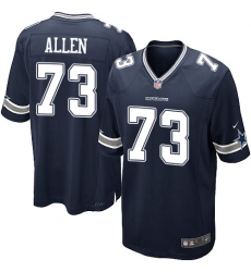 Men's Nike Dallas Cowboys #73 Larry Allen Game Navy Blue Team Color NFL Jersey