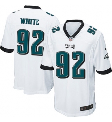 Men's Nike Philadelphia Eagles #92 Reggie White Game White NFL Jersey
