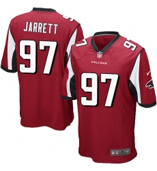 Men's Nike Atlanta Falcons #97 Grady Jarrett Game Red Team Color NFL Jersey