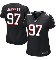 Women's Nike Atlanta Falcons #97 Grady Jarrett Game Black Alternate NFL Jersey