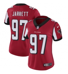 Women's Nike Atlanta Falcons #97 Grady Jarrett Red Team Color Vapor Untouchable Limited Player NFL Jersey