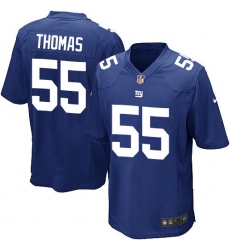 Men's Nike New York Giants #55 J.T. Thomas Game Royal Blue Team Color NFL Jersey