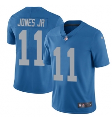 Men's Nike Detroit Lions #11 Marvin Jones Jr Elite Blue Alternate NFL Jersey