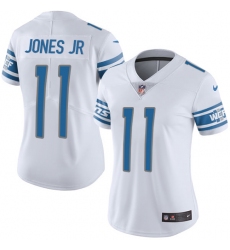 Women's Nike Detroit Lions #11 Marvin Jones Jr Elite White NFL Jersey