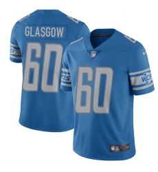 Youth Nike Detroit Lions #60 Graham Glasgow Elite Light Blue Team Color NFL Jersey