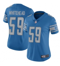 Women's Nike Detroit Lions #59 Tahir Whitehead Elite Light Blue Team Color NFL Jersey