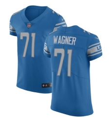 Men's Nike Detroit Lions #71 Ricky Wagner Light Blue Team Color Vapor Untouchable Elite Player NFL Jersey