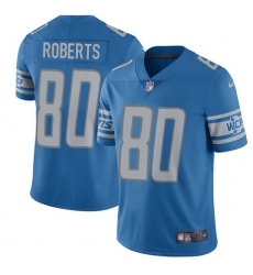 Youth Nike Detroit Lions #80 Michael Roberts Elite Light Blue Team Color NFL Jersey