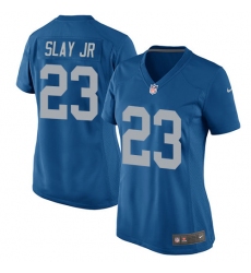 Women's Nike Detroit Lions #23 Darius Slay Jr Game Blue Alternate NFL Jersey