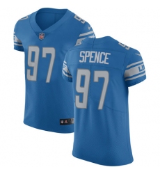 Men's Nike Detroit Lions #97 Akeem Spence Light Blue Team Color Vapor Untouchable Elite Player NFL Jersey