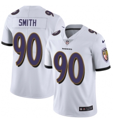 Youth Nike Baltimore Ravens #90 Za'Darius Smith White Vapor Untouchable Limited Player NFL Jersey