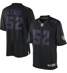 Youth Nike Baltimore Ravens #52 Ray Lewis Limited Black Impact NFL Jersey